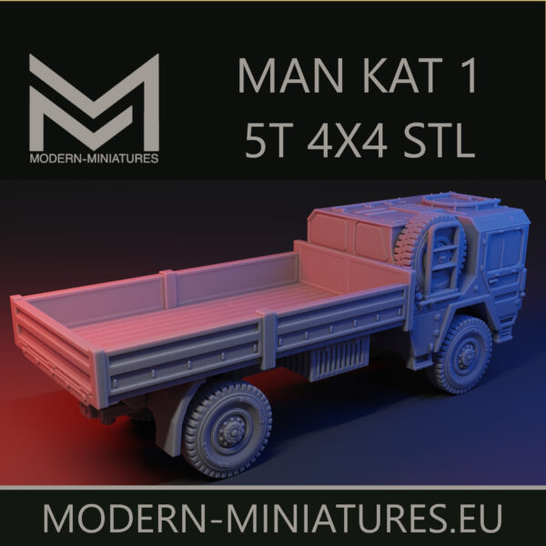 MAN KAT 1 5-ton 4x4 Bundeswehr army truck [Digital] - Image 2